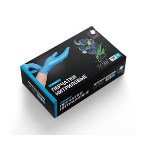 Перчатки нитриловые Стандарт, голубые, ADM, размер M