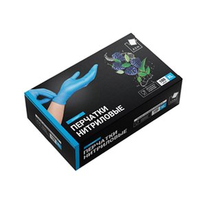 Перчатки нитриловые Стандарт, голубые, ADM, размер XL