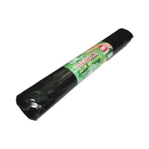 Мешки мусорные ПВД 120л 70x110см (70 мкм) В рулонах (Стройка) Идеал