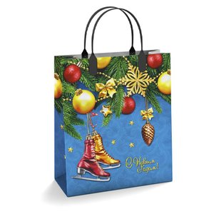 Подарочные пакеты 23x27+10 из мягкого пластика