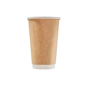 Стакан бумажный двухслойный ThermoCup 400/500 мл Крафт