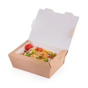 Упаковка ланч-бокс Lunch 1000 Крафт 190х150х50 мм